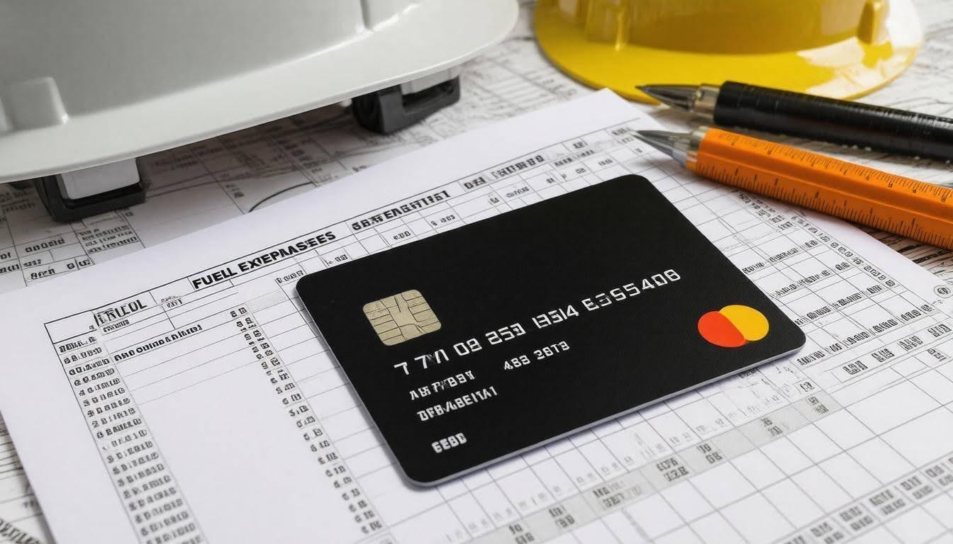 Team managing fleet card and fuel card accounts for fleets, drivers, and vehicles, tracking fuel prices and gallons with mobile app tools, card program details, discounts, purchases, reporting data, business savings, payment services, rights notice, and service locations.